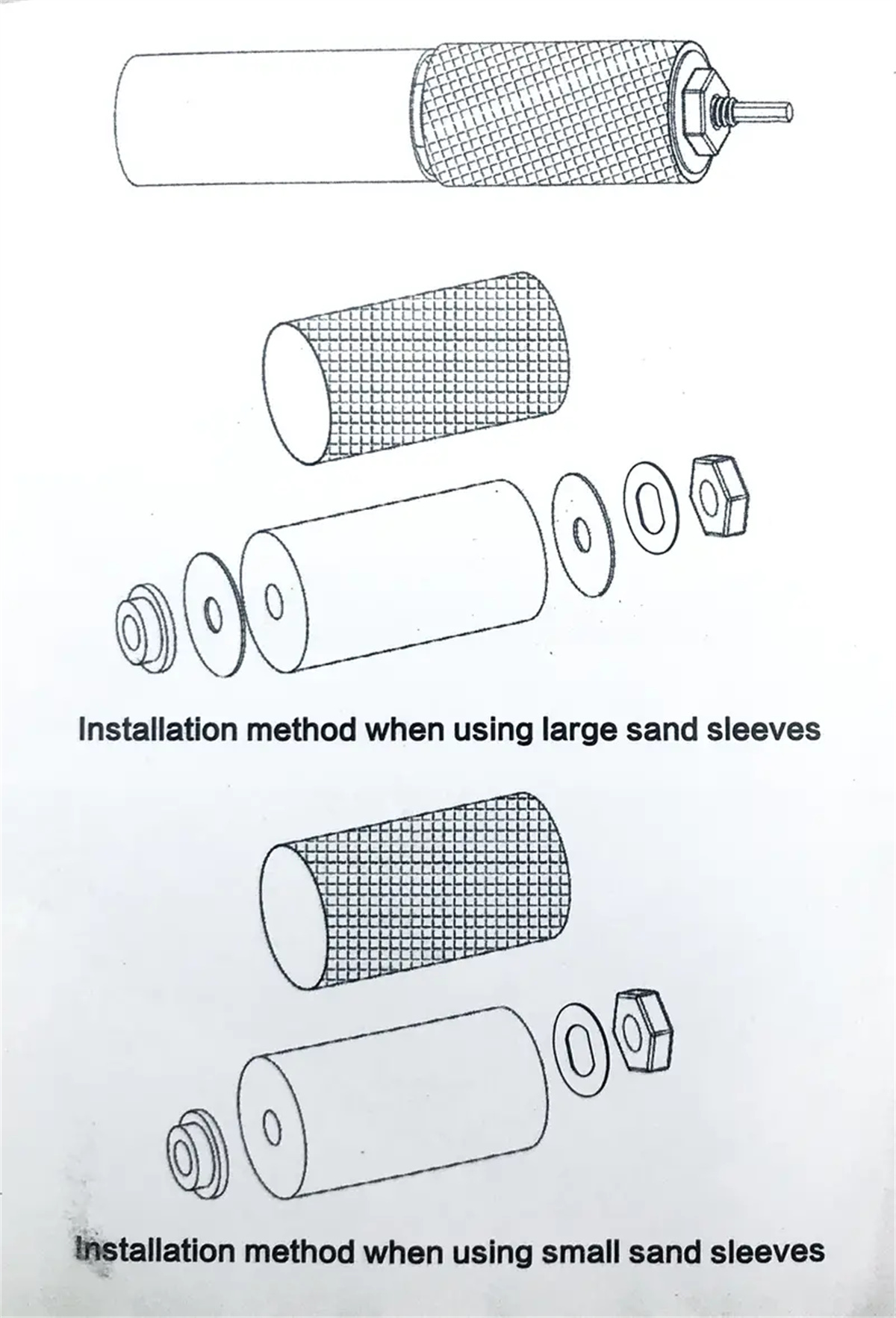 SandingRod10PCSSpindleSanderSleevesSandSleevesWoodworkingSandingWoodMetalPlasticStoneMiniSandingMach-2002851-8