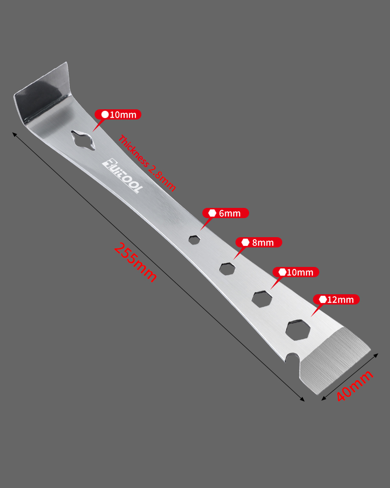 StainlessSteelPrybarScraperUltraSharpScraperRemovesResidueFromSteelAluminumwithWrenchFunctionandMetr-2006906-6