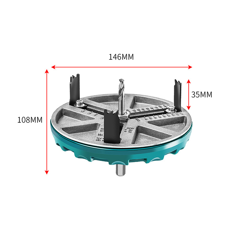 UniversalAdjustableHoleOpenerSawCutterDrillBitWoodworkingPlasticPunchingToolForGypsumBoardAluminumBo-1988312-12