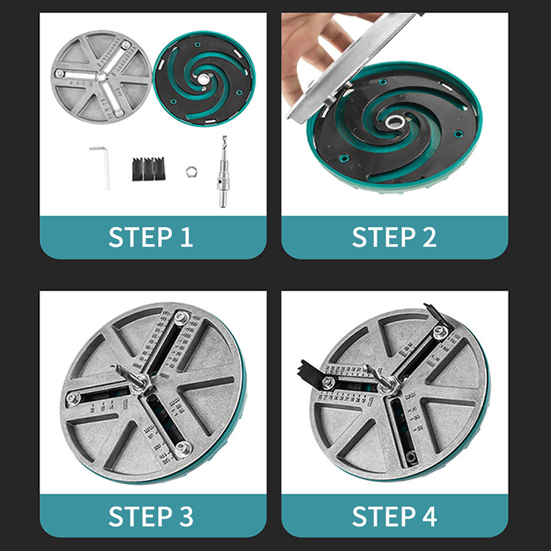 UniversalAdjustableHoleOpenerSawCutterDrillBitWoodworkingPlasticPunchingToolForGypsumBoardAluminumBo-1988312-9