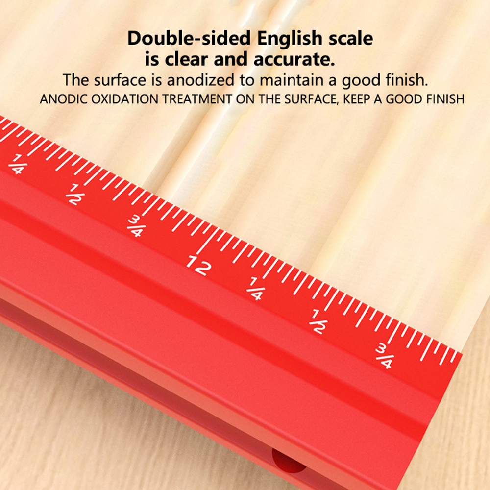 VShapeMarkingRulerDouble-SidedAluminumAlloyCNCPrecisionMeasurementToolIdealforSquareandRightAngleChe-2002317-3