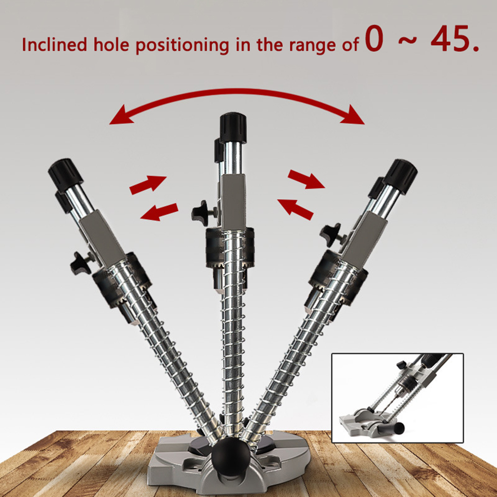 VersatileDrillStandforWoodworkingEnthusiastsMulti-AngleHolePuncherMiniDrillHammerHolder-1995119-5