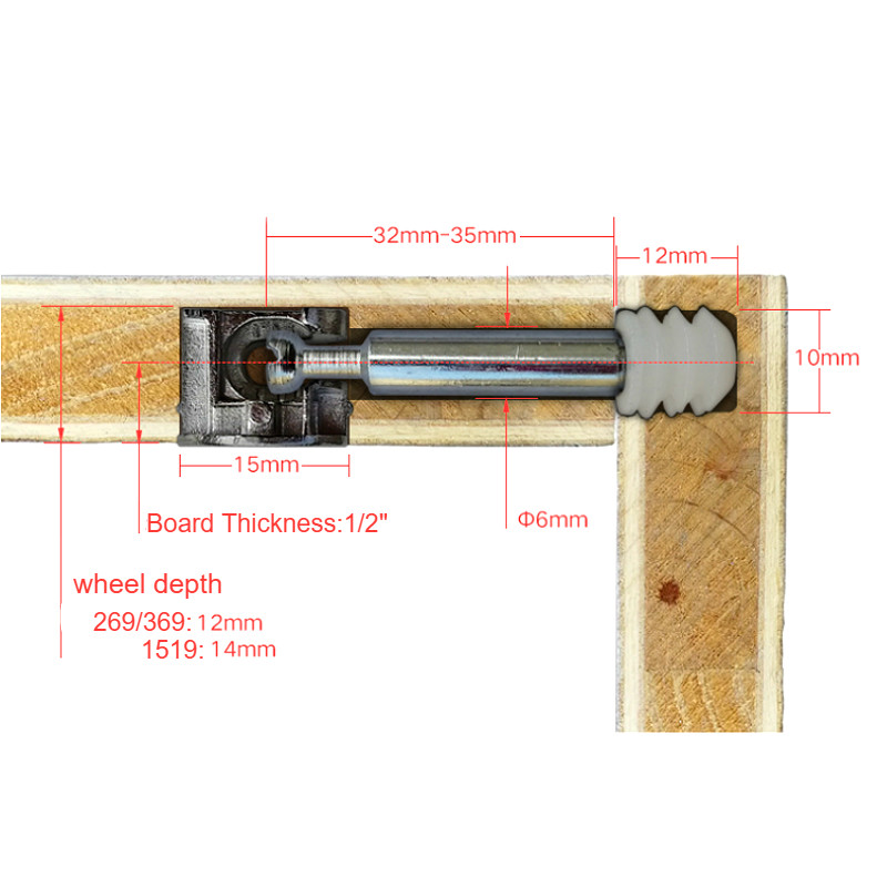 Wnew20pcs3-in-1ScrewFurnitureConnectorFixerEccentricWheelNutConnectionforDowelJigWardrobeLinkConnect-1976758-5