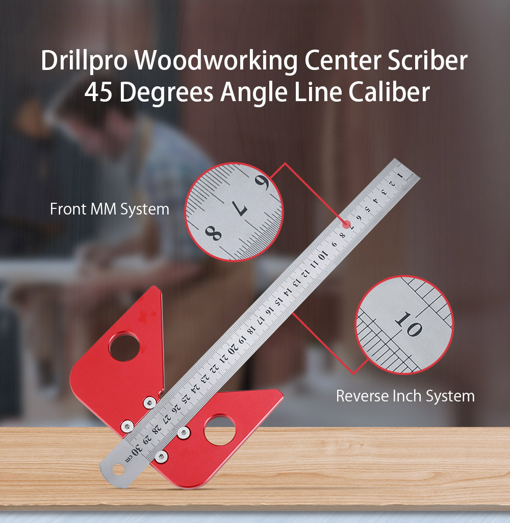 WoodworkingCenterScriber45DegreesAngleLineCaliberRulerWoodMeasuringScribeTool-1430391-1