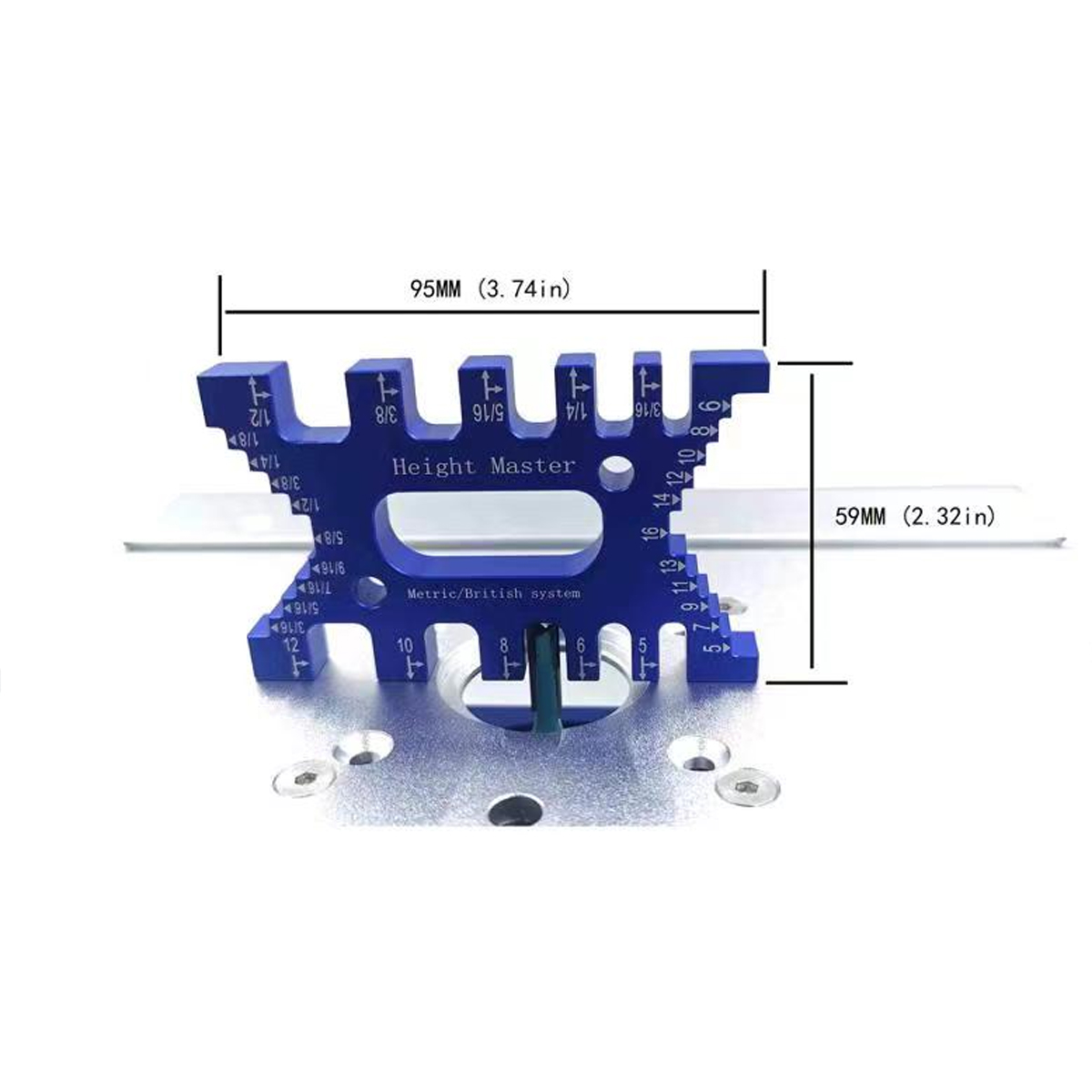 WoodworkingDovetailJigTenonCaliperGaugeMetricInchHighPrecisionHeightGaugeForRouterTableSawEngravingM-2002920-6