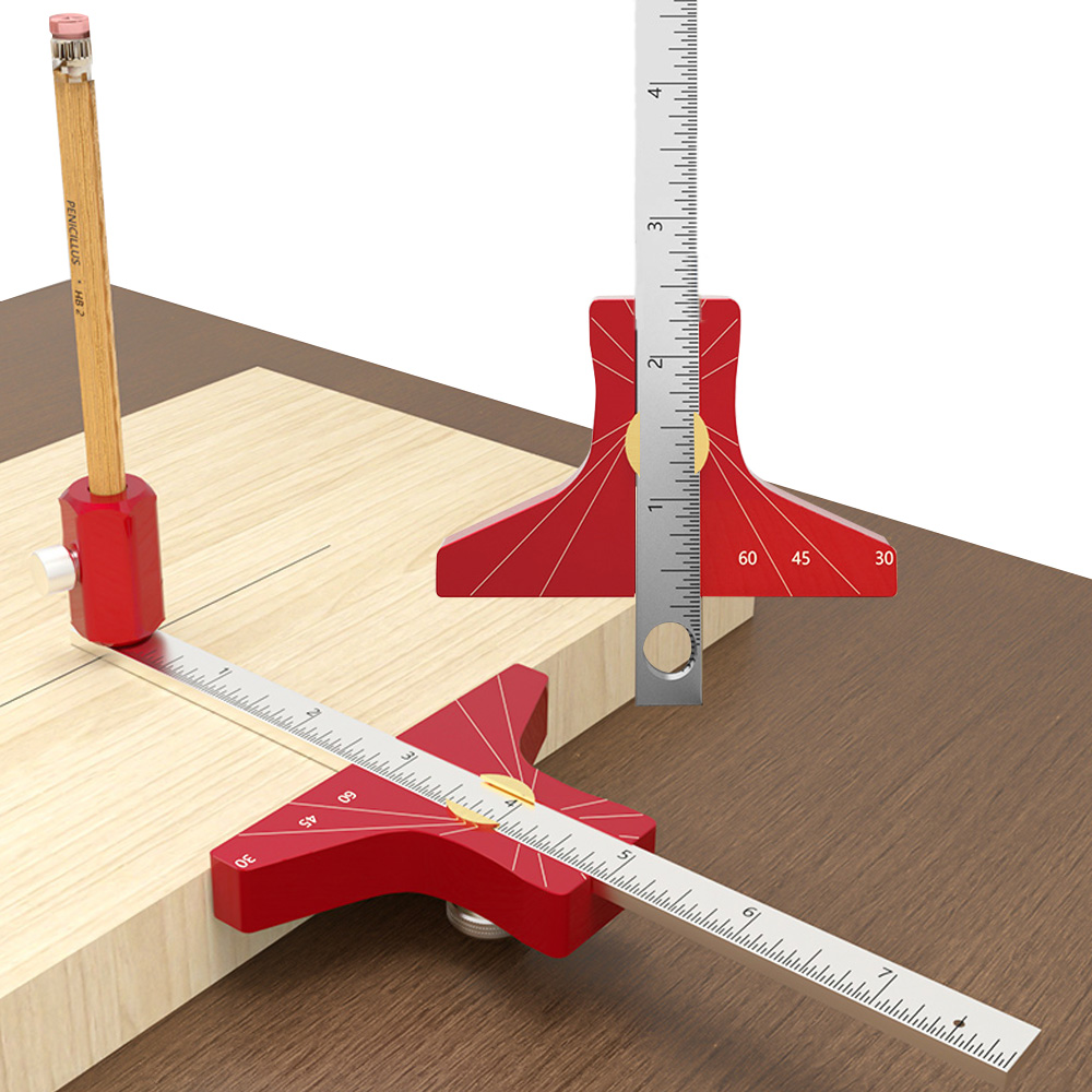 WoodworkingScriberPremiumAluminumAlloyDepthGaugeAdjustableMulti-AngleLineDrawingDepthGaugeParallelSc-1999498-1