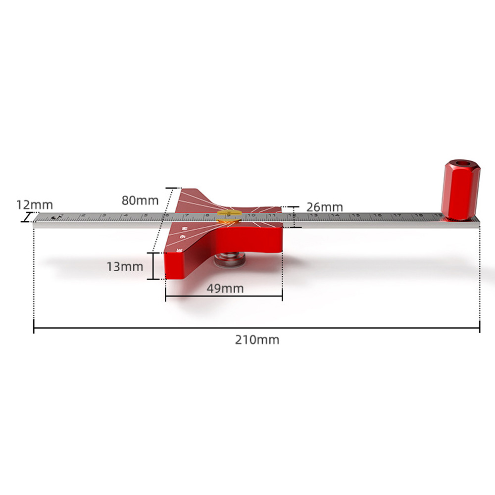 WoodworkingScriberPremiumAluminumAlloyDepthGaugeAdjustableMulti-AngleLineDrawingDepthGaugeParallelSc-1999498-2