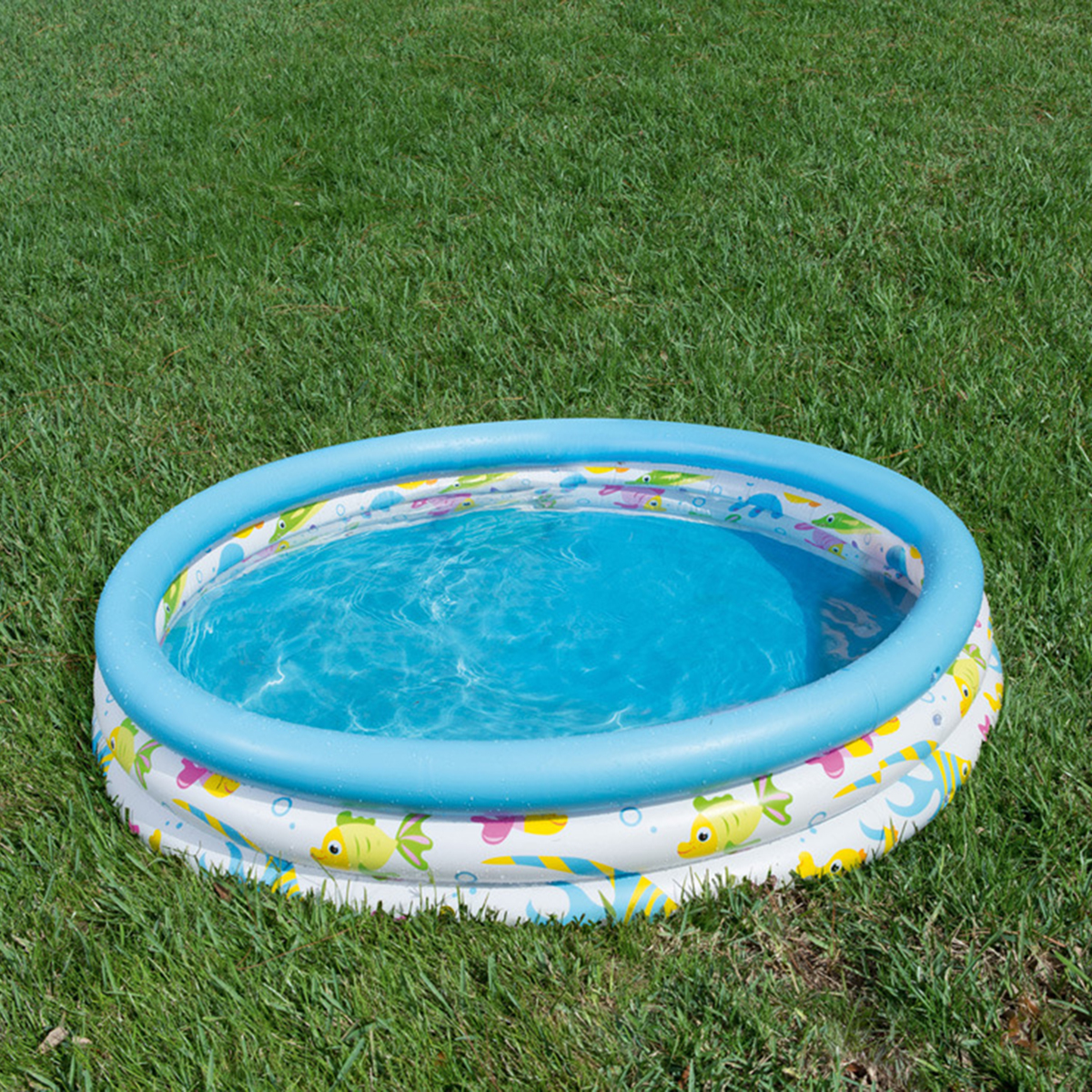 122x25cmChildrenSummerOutdoorBathingTubBabyToddlerPaddlingInflatableRoundSwimmingPoolKids-1706583-5