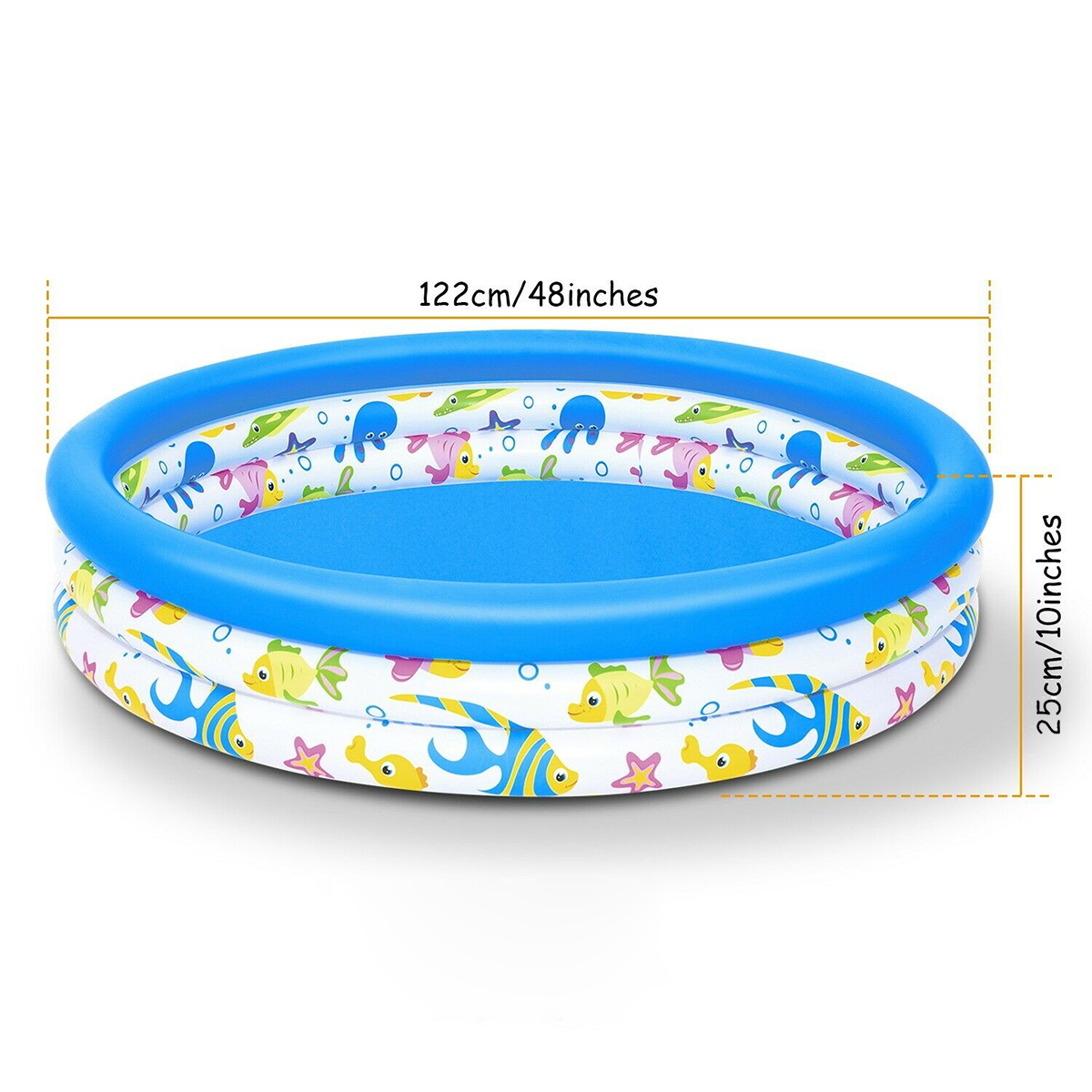 122x25cmChildrenSummerOutdoorBathingTubBabyToddlerPaddlingInflatableRoundSwimmingPoolKids-1706583-6