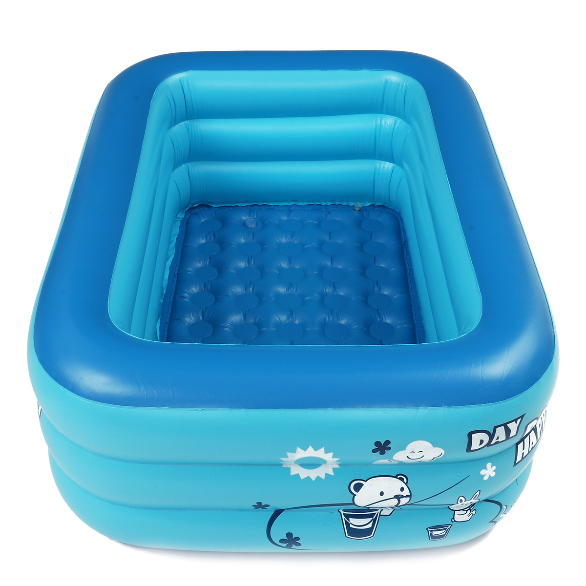 180cmThickenInflatableSwimmingPoolRectangleBabyChildrenSquareBathingTub3LayerPoolSummerWaterFunPlayT-1484666-12