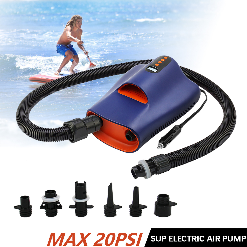 20PSI12VPortableElectricAirPumpwith7NozzlesLCDDigitalElectricPumpforInflatableBoatsSurfBoatsInflatab-1893875-1