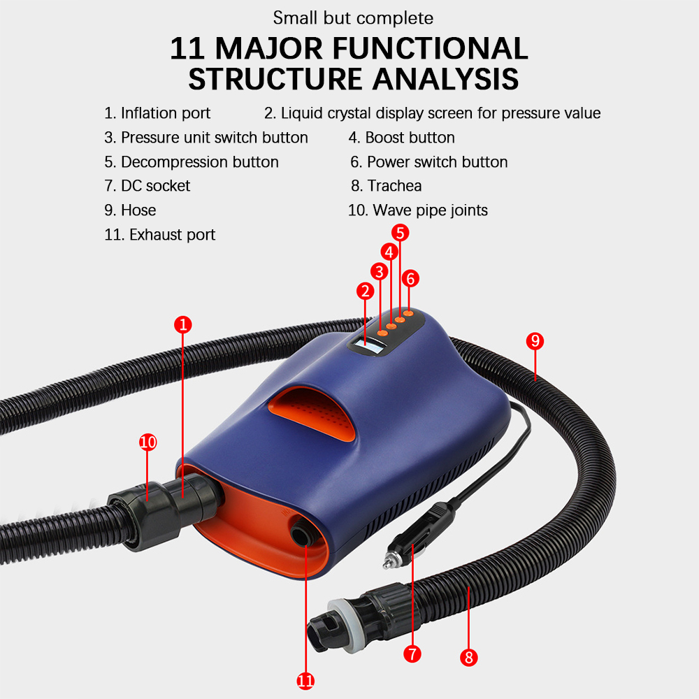 20PSI12VPortableElectricAirPumpwith7NozzlesLCDDigitalElectricPumpforInflatableBoatsSurfBoatsInflatab-1893875-2