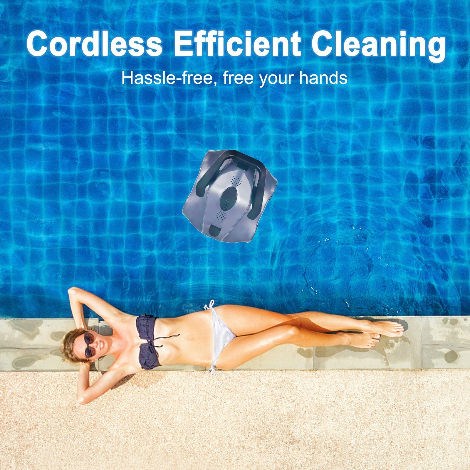 AutomaticRoboticPoolCleanerIPX8CordlessRoboticPoolVacuumforInGroundFlatPools5200mAhBatteryforMax100C-2015559-8