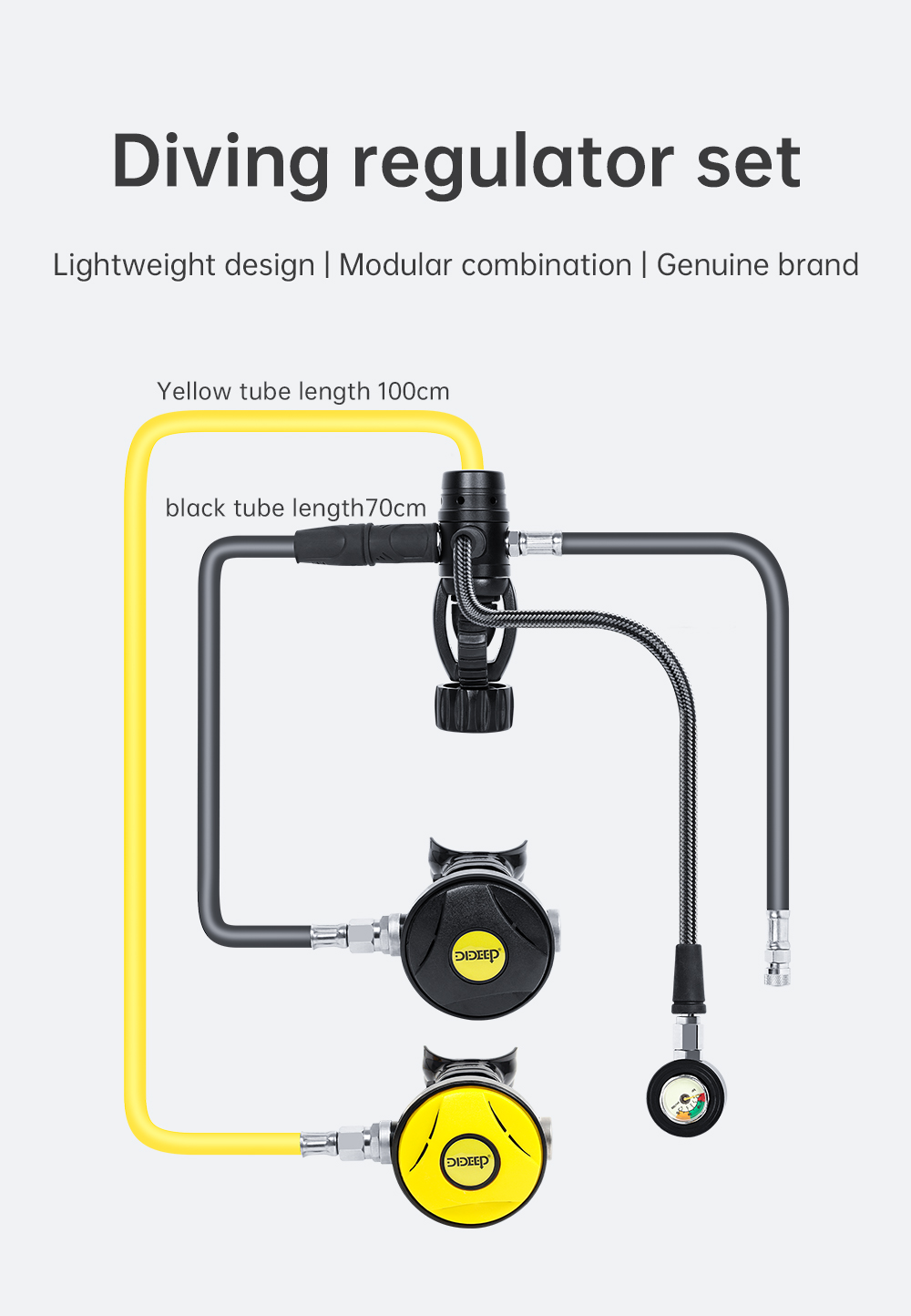 DIDEEPProfessionalScubaDivingRegulatorDivingEquipmentwithPressureReductionValveRespiratorPressureGau-2011873-1