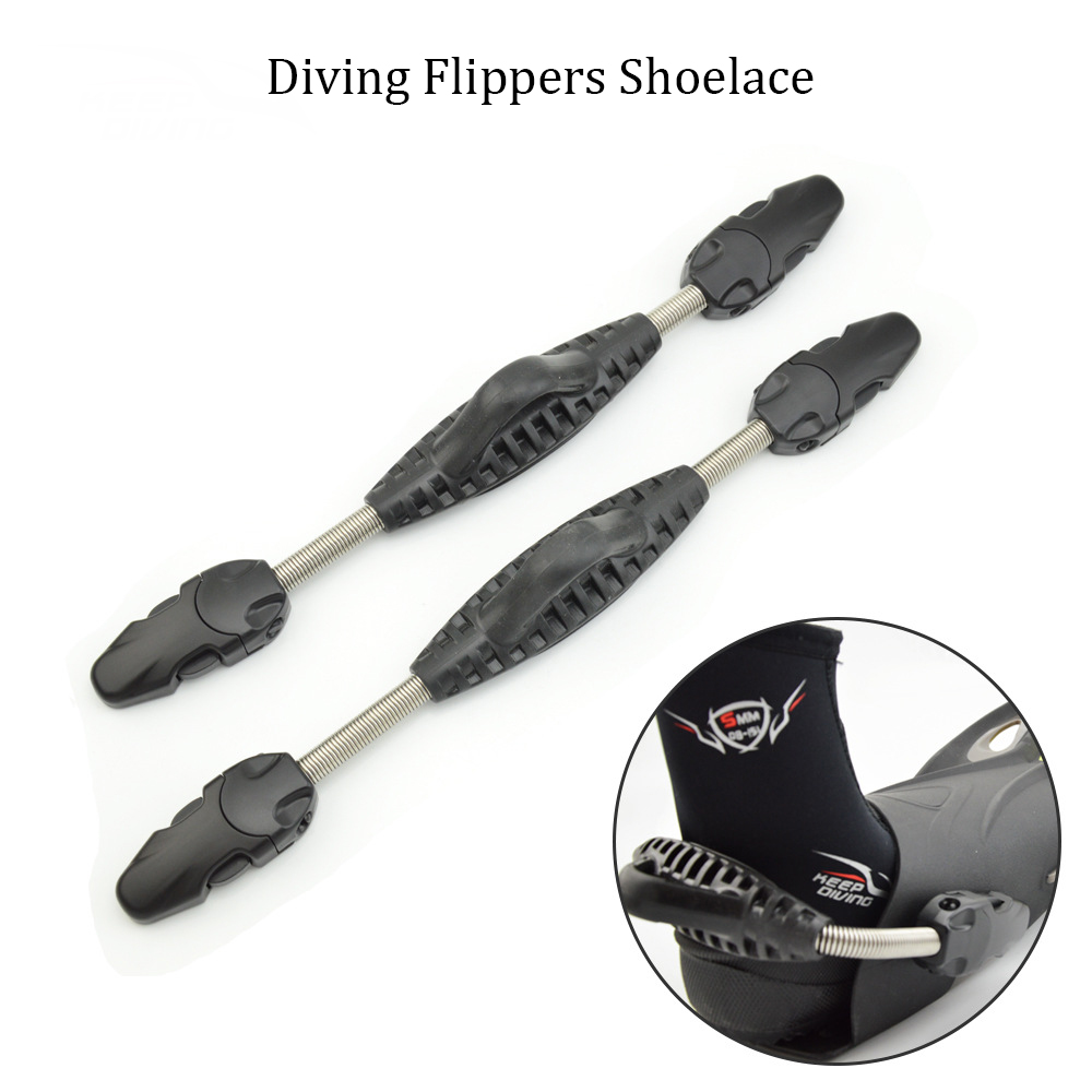 KEEPDIVINGStainlessSteelSpringShoelacesRubberFlippersShoelaceDivingEquipment-ML-1606287-1