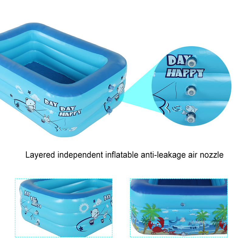 PVCInflatableSwimmingPoolChildrenAdultSquareBathingTubOutdoorGardenHome-1847648-4