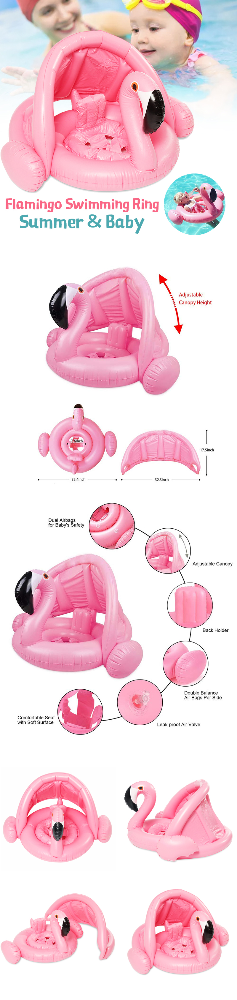 SwimmingRingAirMattressBabyWaterFloatSwanFlamingoSwimmingRingPoolFunToyKidsPoolSeat-1480442-1