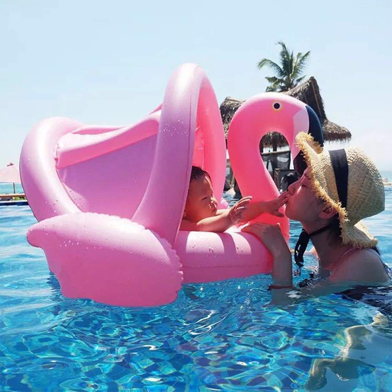 SwimmingRingAirMattressBabyWaterFloatSwanFlamingoSwimmingRingPoolFunToyKidsPoolSeat-1480442-3