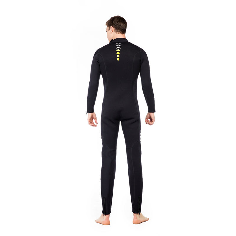 ZCCO3mmFrontZipperWetsuitNeopreneElasticWarmSwimmingSurfingSnorkelingLongSleevesDivingSuitFullBodyJu-2011573-10