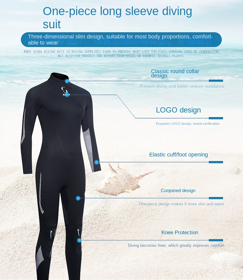 ZCCO3mmFullBodyNeopreneDivingWetSuitBackZipWetsuitsLongSleevesThermalSwimsuitforSurfingSwimmingSnork-1997758-4