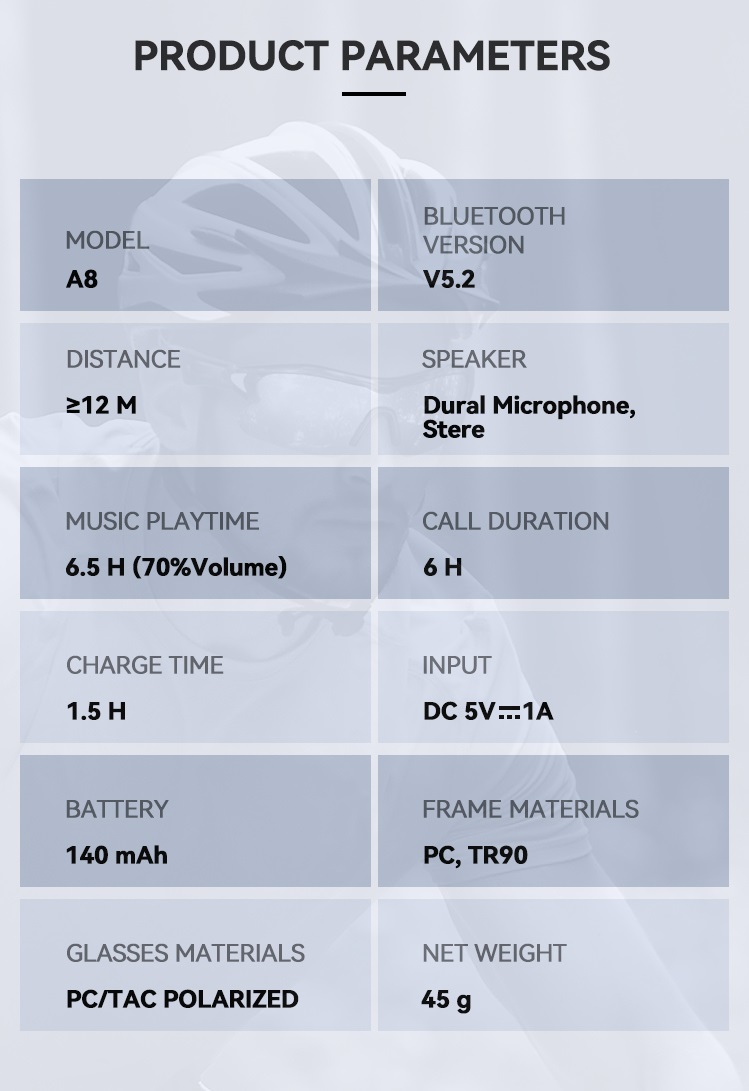 A8SportsSmartbluetoothSunglassesOpenListeningHiFiSound154mmHornHDCallsIPX5WaterproofWirelessEarphone-1988807-8
