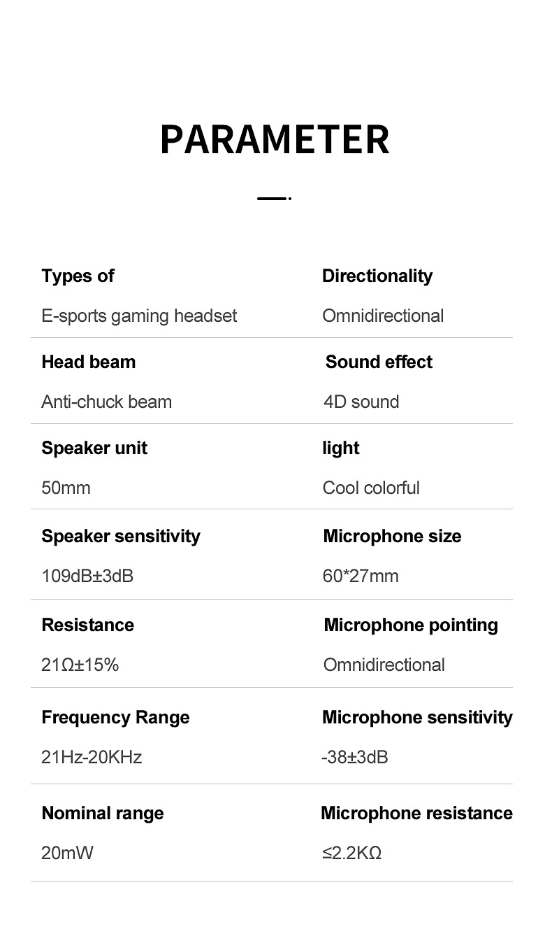 BakeeyGamingHeadsetsGamerHeadphonesSurroundSoundStereoWiredEarphonesUSBMicrophoneColourfulLightPCLap-1853196-13