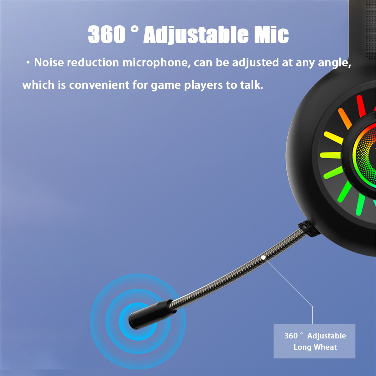 BakeeyM10GamingHeadset50mmDriversNoiseReductionRGBLuminousHead-Mounted35mmGamingHeadphoneswithMic-1805656-5