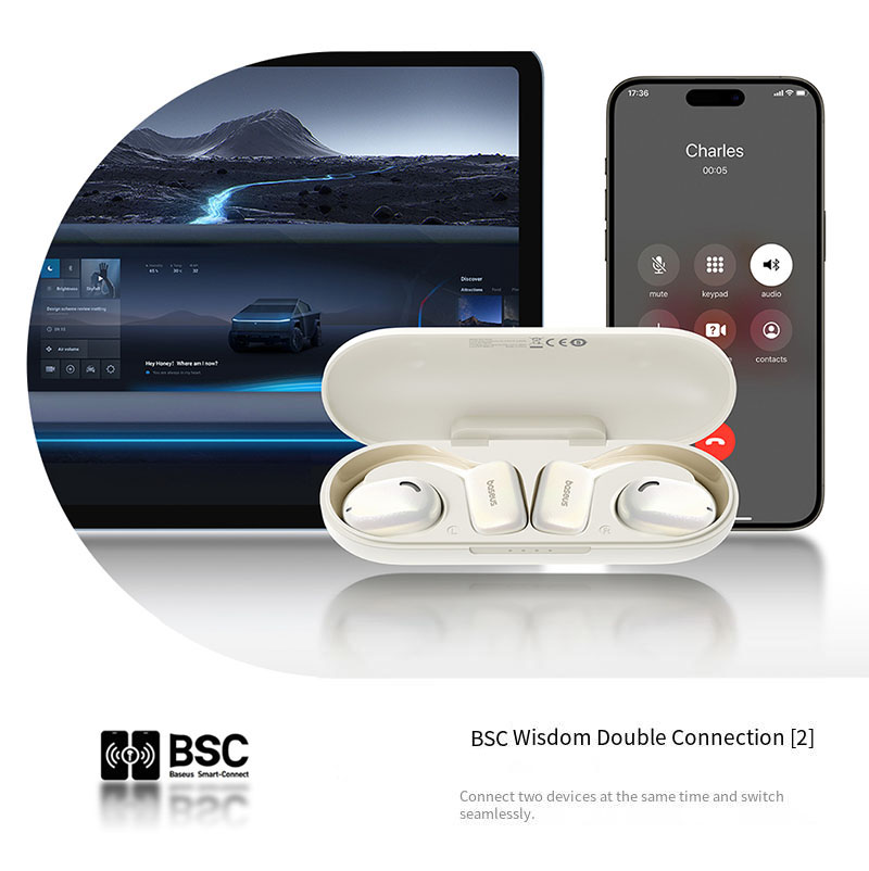 BaseusAirGoAG20OWSEarbudsbluetooth53Earphone162mmLargeDrivers1000mAhBatteryLowDelayDualMicCallNoiseC-2005336-11