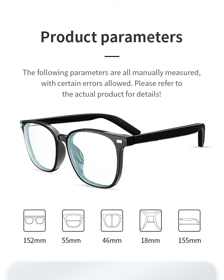 G05-T3bluetooth53EarphoneSmartGlassesMagneticSuction3TypesofLensDisassemblyStereoAutomaticPairingIP6-2007425-16