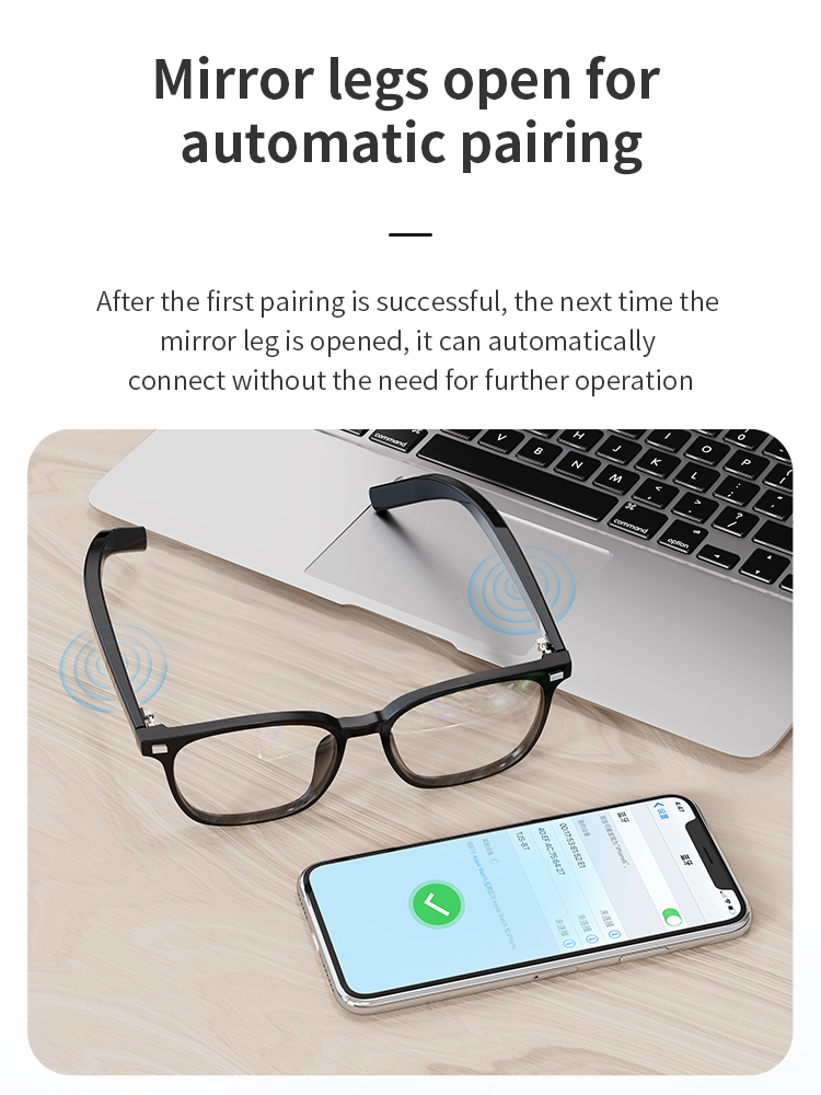G05-T3bluetooth53EarphoneSmartGlassesMagneticSuction3TypesofLensDisassemblyStereoAutomaticPairingIP6-2007425-3