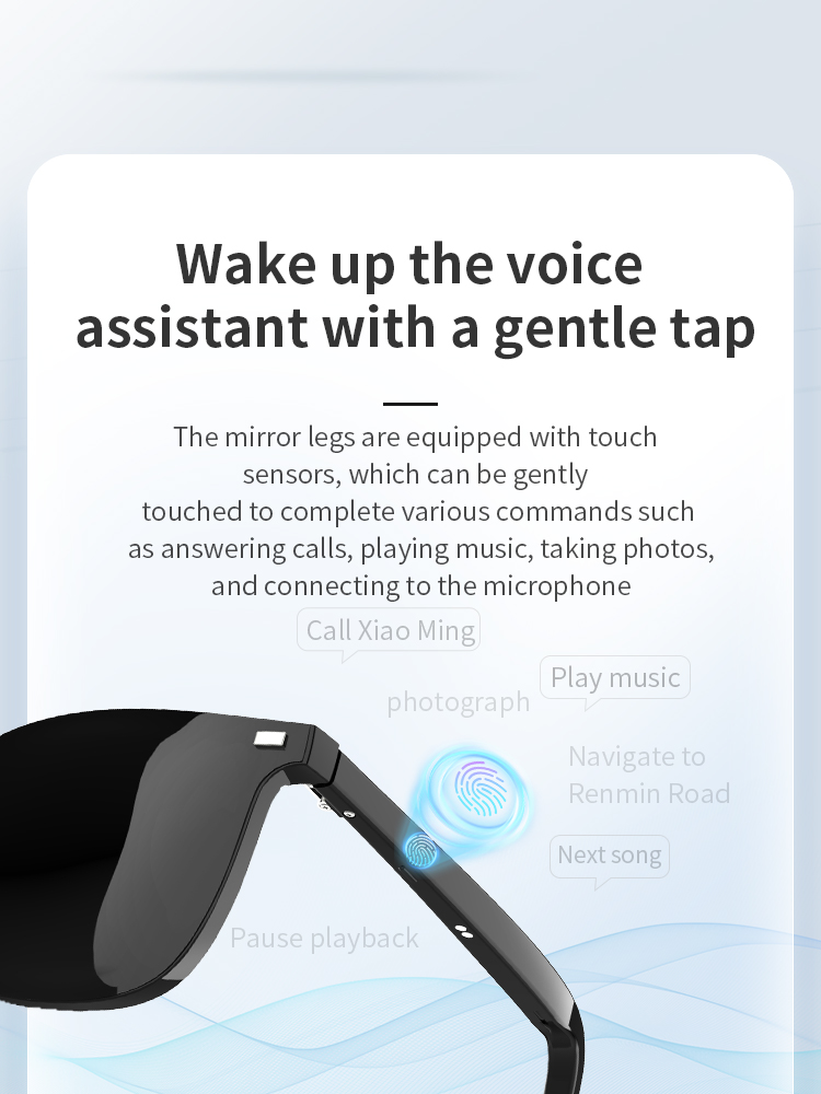 G05-T3bluetooth53EarphoneSmartGlassesMagneticSuction3TypesofLensDisassemblyStereoAutomaticPairingIP6-2007425-6
