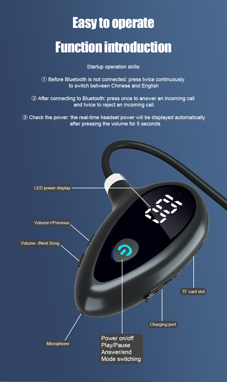 H21AirConductionEarphonebluetoothV53LowLatencyStereo180mAhLEDBatteryDisplayIPX5Waterproof21gOutdoors-1981679-12