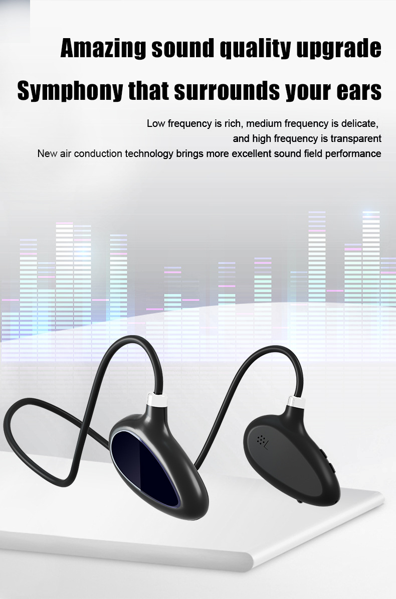 H21AirConductionEarphonebluetoothV53LowLatencyStereo180mAhLEDBatteryDisplayIPX5Waterproof21gOutdoors-1981679-4