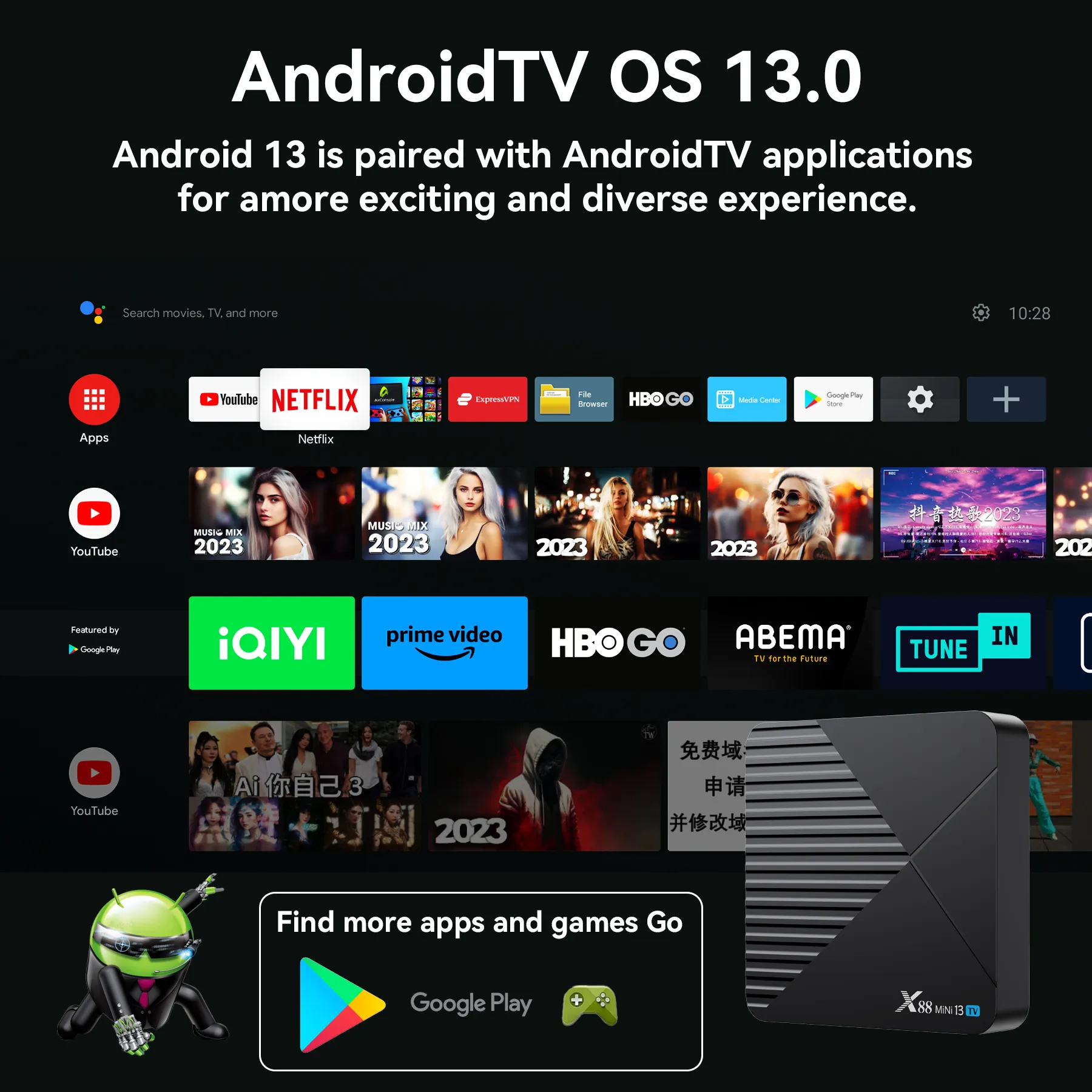 216GX88Mini13TVBOXAndroidSmartTVBoxRK35288KWIFI6BTVoiceRemoteControlMediaPlayerTVReceiverSetTopBox-1999216-3