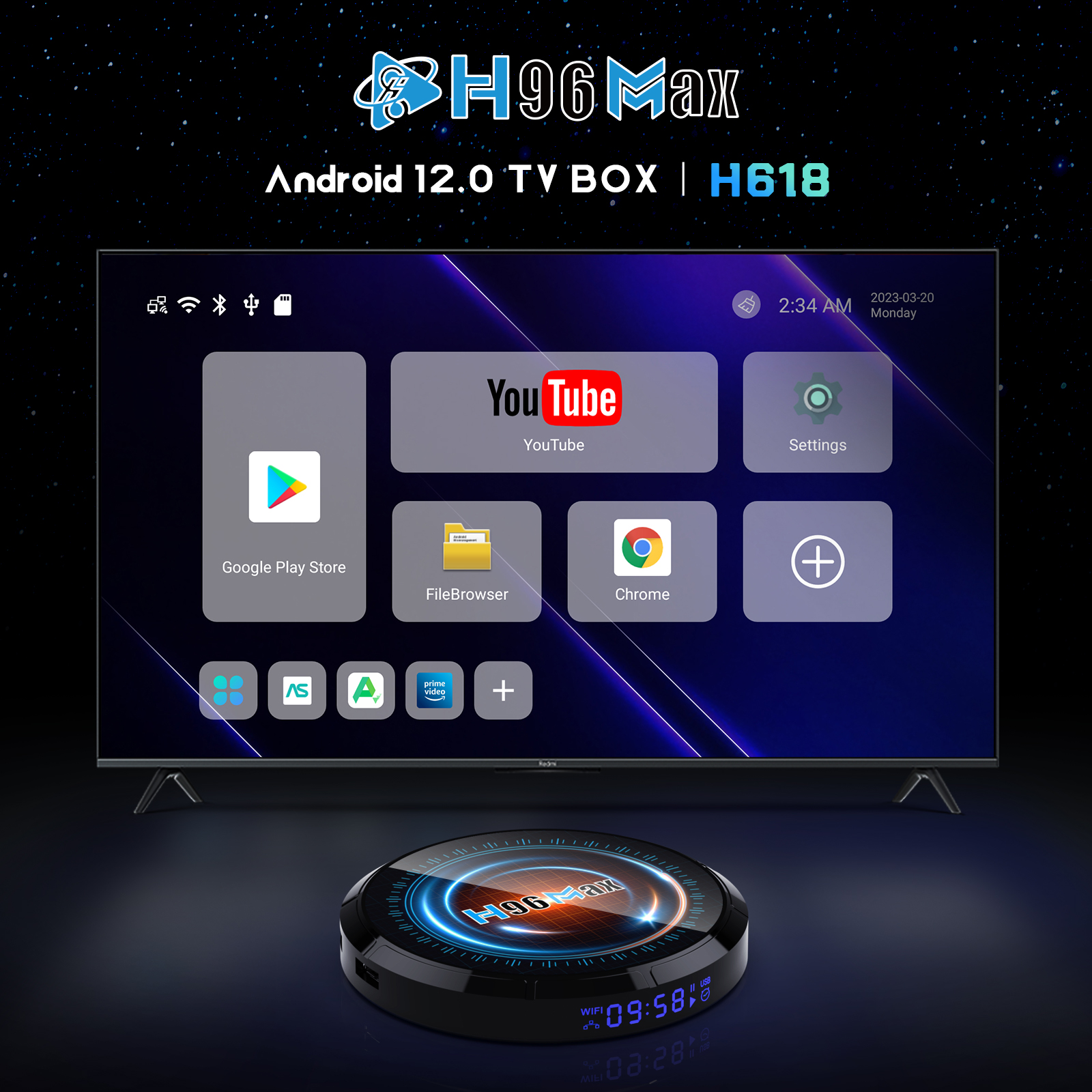 432GH96MaxH618SmartTVBoxAndroid12WIFI66KHDR10H96MaxAllwinnerH618Android120SetTopBox2023BT50GoogleVoi-1991785-1