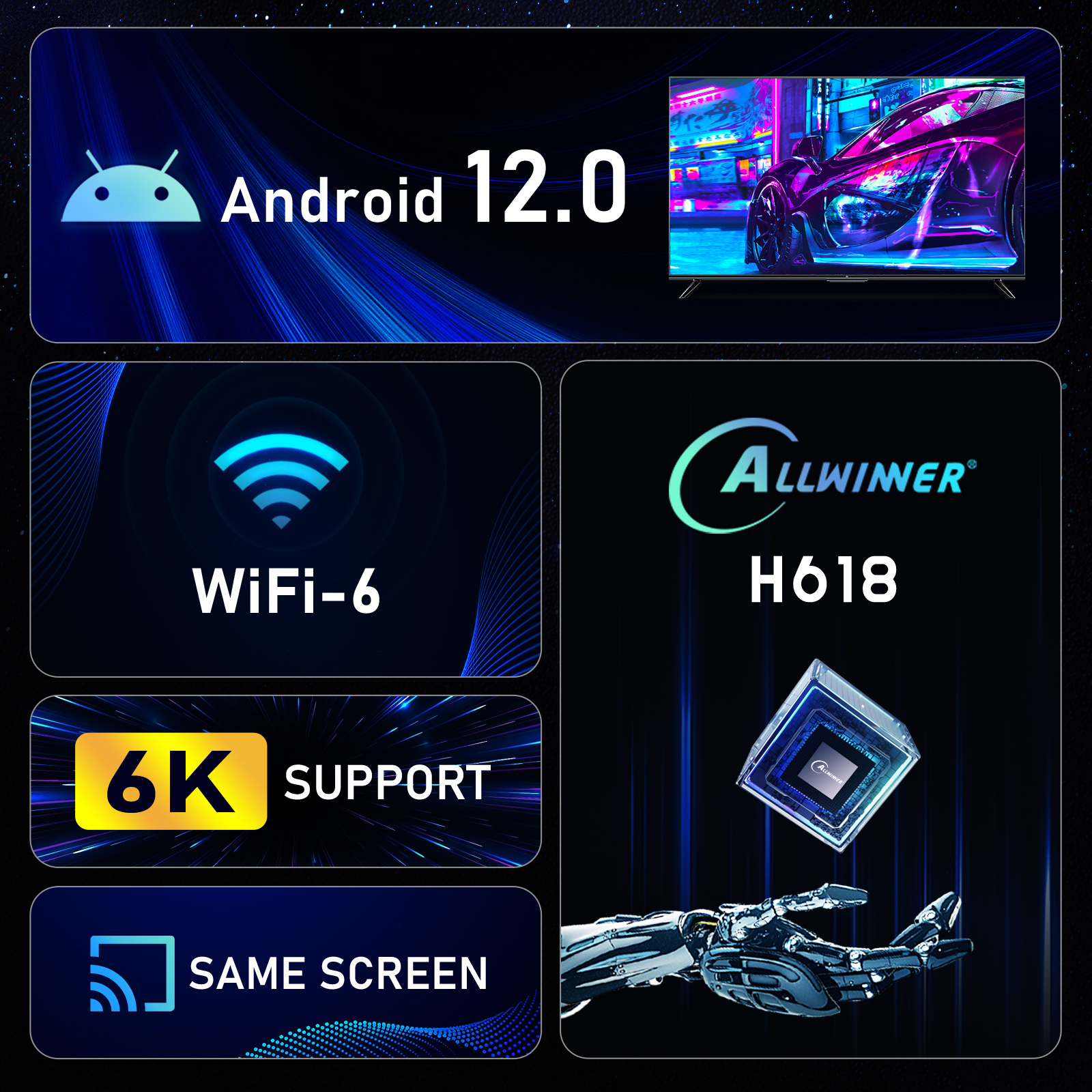 432GH96MaxH618SmartTVBoxAndroid12WIFI66KHDR10H96MaxAllwinnerH618Android120SetTopBox2023BT50GoogleVoi-1991785-2