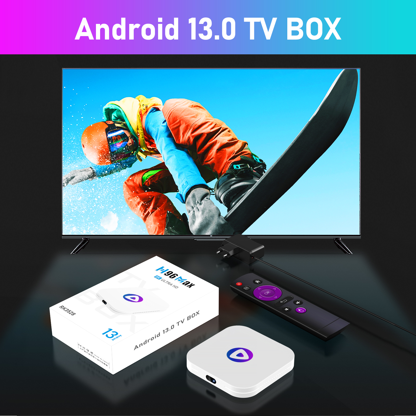 464GH96MaxM1SmartTVBoxAndroid13Rockchip3528Quad4K8KVideoDualWIFI6SetTopBoxH265Bluetooth40Player-1994500-11