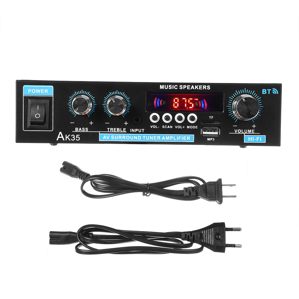 AK352x30WDigitalHIFIPowerAmplifierbluetooth50USBFMTFCardStereoHomeTheaterCarAudio110V220VAMPwithRemo-1783458-8