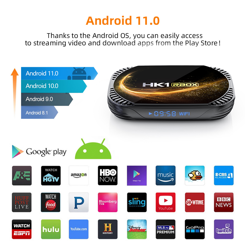 HK1RBOXX4SAmlogicS905X4QuadCore4GBRAM64GBROMAndroid110HD8KH26524G5GWIFIbluetoothSmartTVBoxYoutubeNet-1925119-4