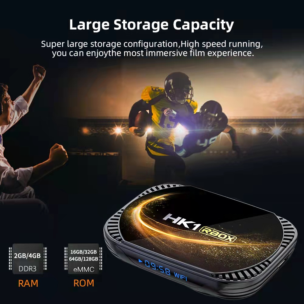 HK1RBOXX4SAmlogicS905X4QuadCore4GBRAM64GBROMAndroid110HD8KH26524G5GWIFIbluetoothSmartTVBoxYoutubeNet-1925119-5