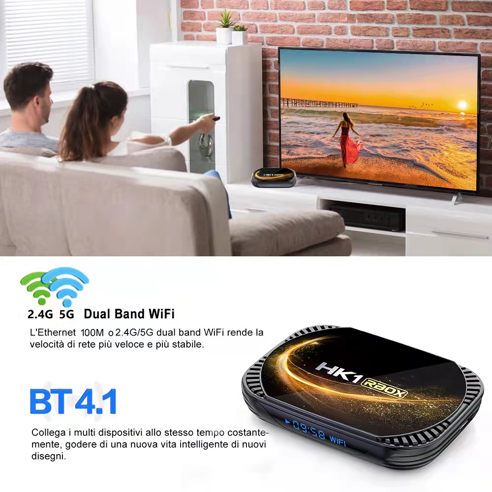 HK1RBOXX4SAmlogicS905X4QuadCore4GBRAM64GBROMAndroid110HD8KH26524G5GWIFIbluetoothSmartTVBoxYoutubeNet-1925119-7