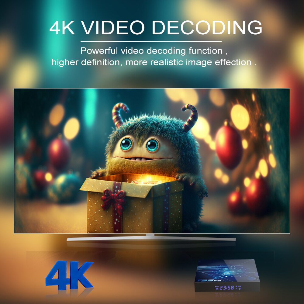 T95W2432GSmartTVBoxAndroid11AmlogicS905W224G5GDualBandWiFiSupportBT41MediaPlayerSetTopBox-1995140-4