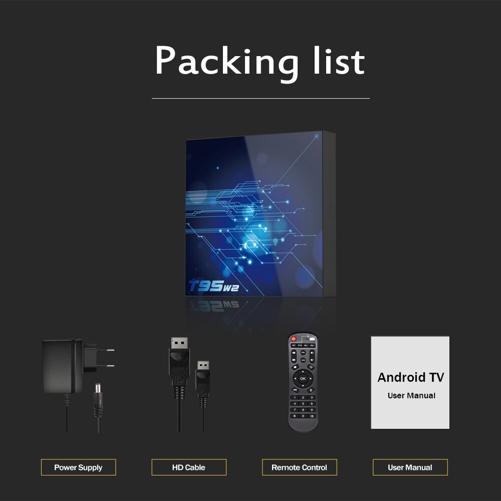 T95W2432GSmartTVBoxAndroid11AmlogicS905W224G5GDualBandWiFiSupportBT41MediaPlayerSetTopBox-1995140-10
