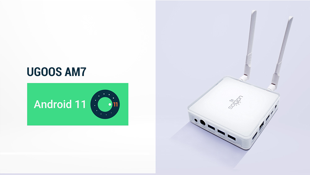 UGOOSAM7AmlogicS905X4Android11SmartTVBOXDDR44GBRAM32GBROMWiFi64KHDSupportAV1CECHDR1000MBluetooth50-1884998-2