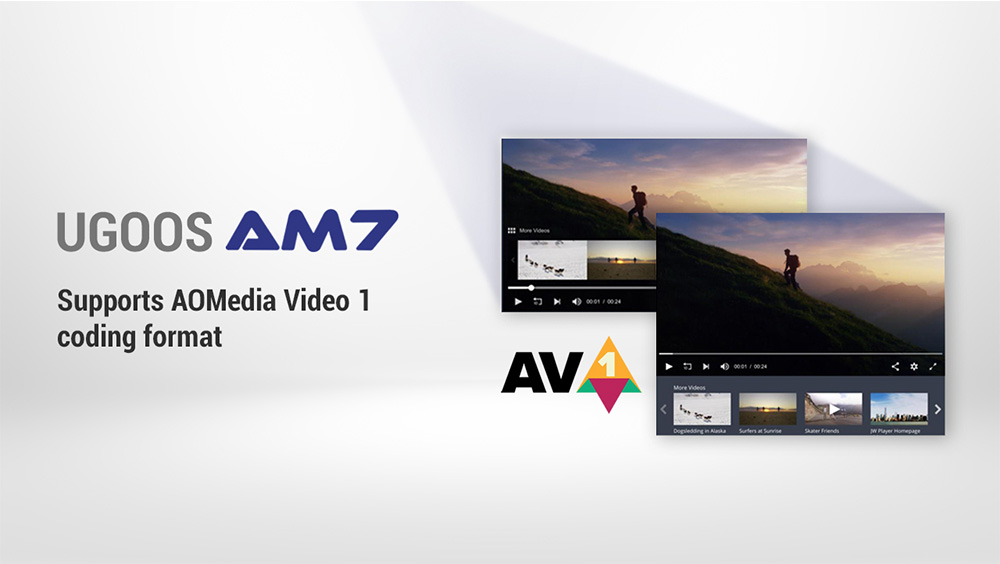 UGOOSAM7AmlogicS905X4Android11SmartTVBOXDDR44GBRAM32GBROMWiFi64KHDSupportAV1CECHDR1000MBluetooth50-1884998-5
