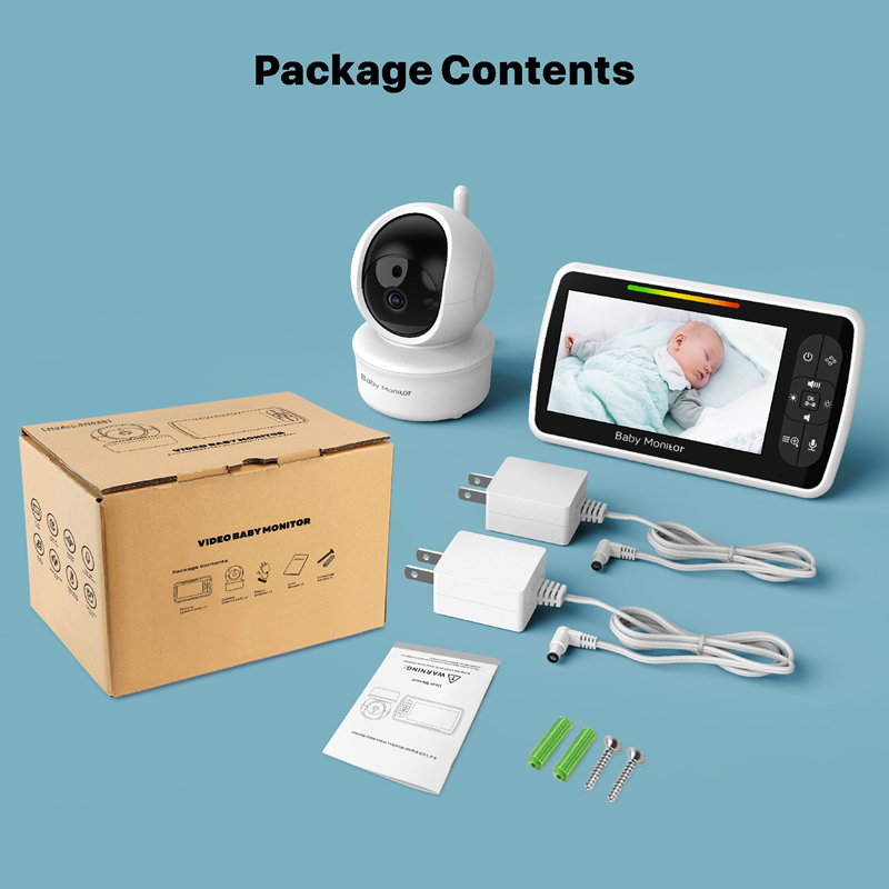 5inchVideoBabyMonitorwithCameraRemotePTZViewingAutoInfraredNightVisionTwo-wayIntercomeTimerSettingLu-1981096-7