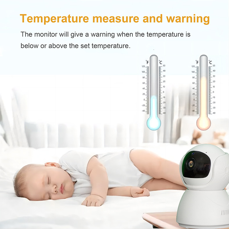 ABM7005inchIPSScreenWirelessVideoBabyMonitorwithNannyPTZCamera5000mAhBatteryTwo-wayAudioLullabyFeedi-1996051-8