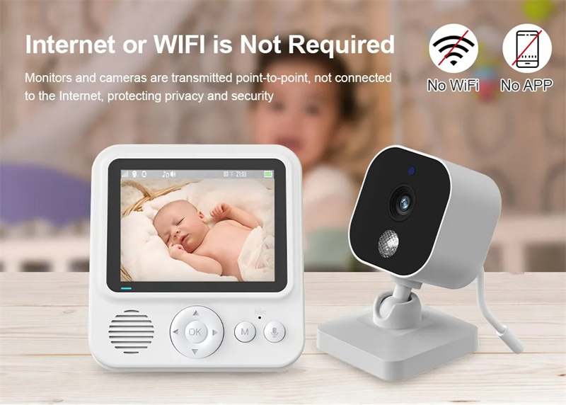 GuudgoLS-BM128inchIPSScreenWirelessVideoBabyMonitorwithPTZCameraNightVisionTemperatureBatteryMonitor-2011577-12
