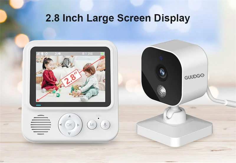 GuudgoLS-BM128inchIPSScreenWirelessVideoBabyMonitorwithPTZCameraNightVisionTemperatureBatteryMonitor-2011577-3