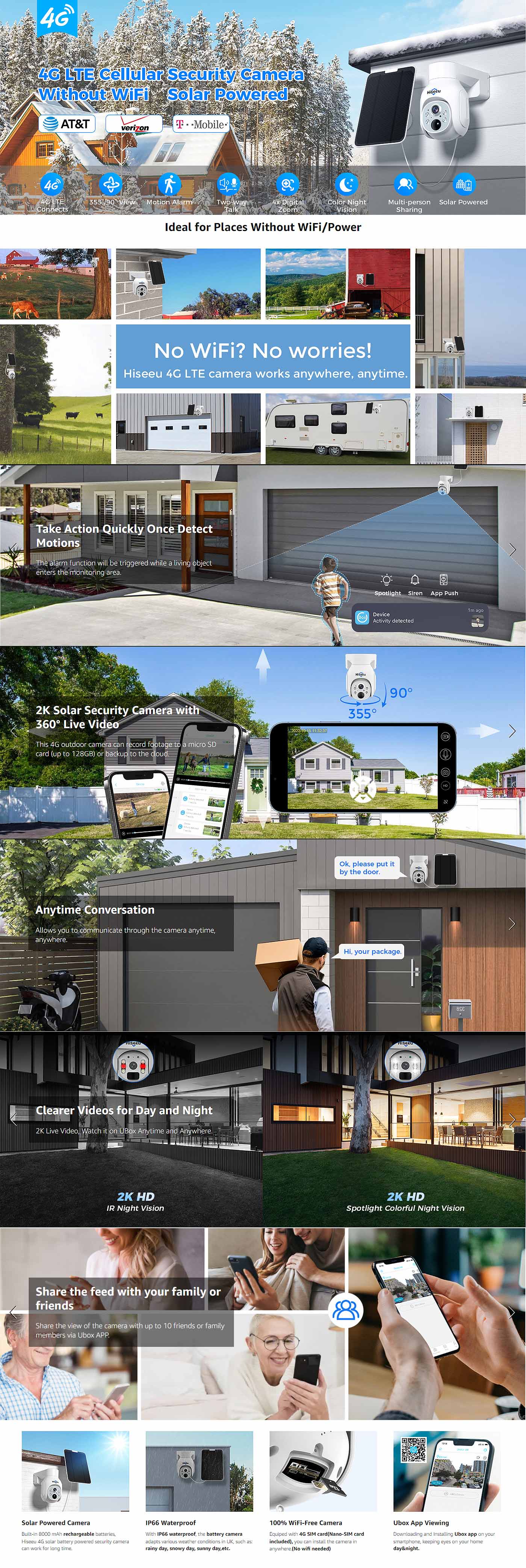HiseeuTD473-E4GLTEEUStandard3MP2KHDCellularSecuritySolarPoweredCameraColorNightVisionTwo-WayTalkIP66-2015497-1